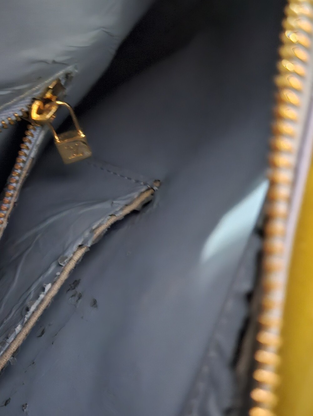 Louis Vuitton Olive Patent Monogram Leather Tote with Tan Straps - Picture 7 of 12